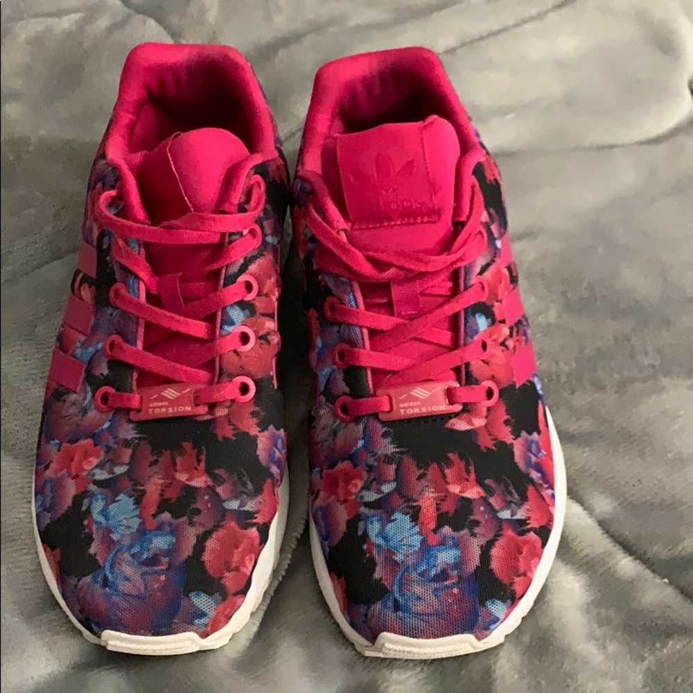 Adidas Floral Print Sneakers